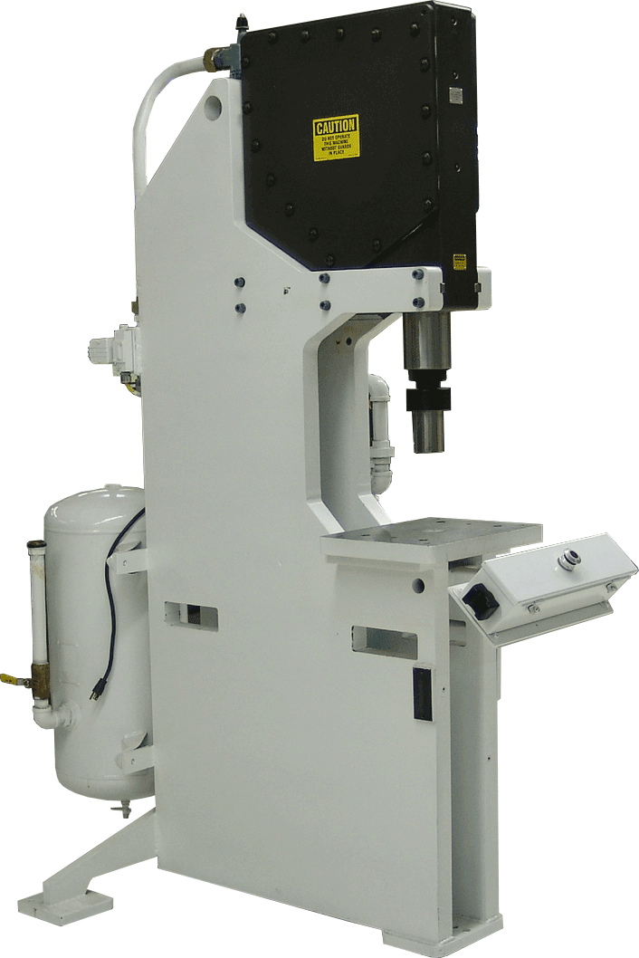 An example of BTM LPLC-38 Pin Clamps mounted to a robot end arm effector.