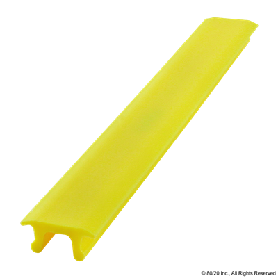 15 S T-SLOT COVER-SAFETY YELLOW