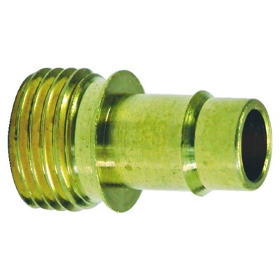 1/4 NPT to 1/4 ID Hose Fitting Less Hex