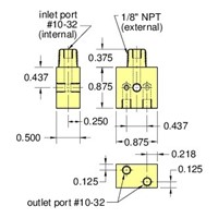 EV/ET Dual Supply Manifold  10-32
