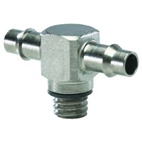  10-32 to 1/8 ID Hose  T Fitting ENP